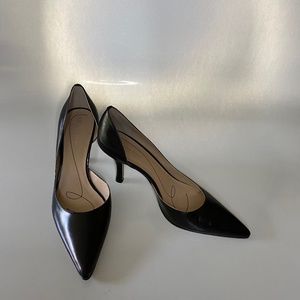 Anne Klein Black Leather Pumps - Size 8.5